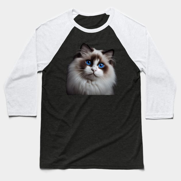 Ragdoll Cat - A Sweet Gift Idea For All Cat Lovers And Cat Moms Baseball T-Shirt by PD-Store